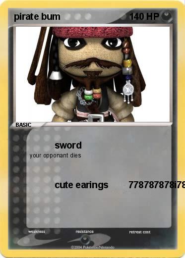 Pokemon pirate bum