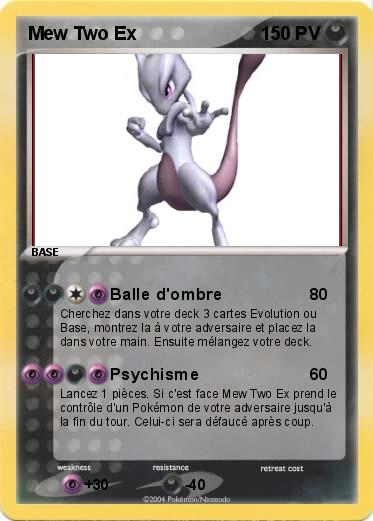 Pokemon Mew Two Ex