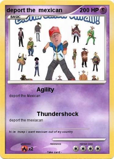 Pokemon deport the  mexican