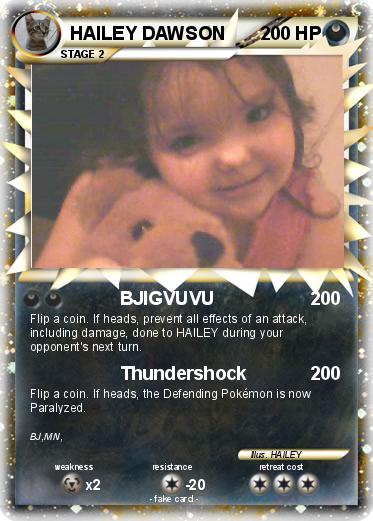 Pokemon HAILEY DAWSON