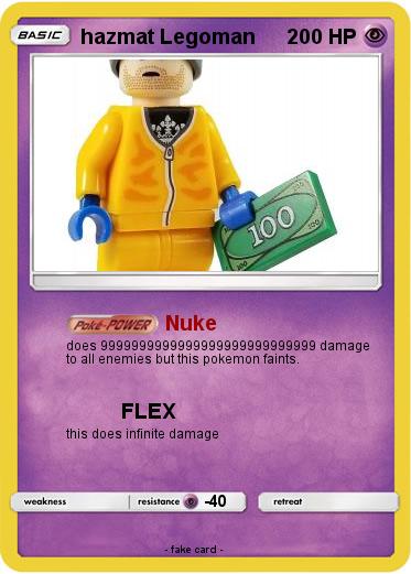 Pokemon hazmat Legoman