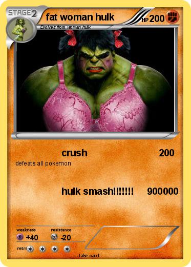 Pokemon fat woman hulk