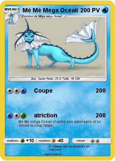 Pokemon Mé Mé Méga Océali