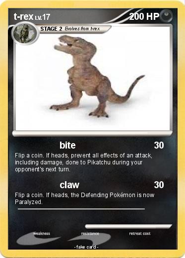 Pokemon t-rex