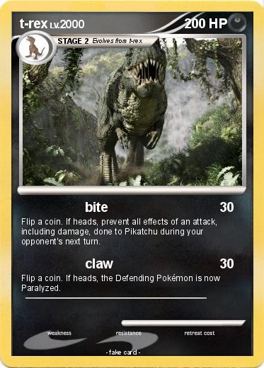 Pokemon t-rex