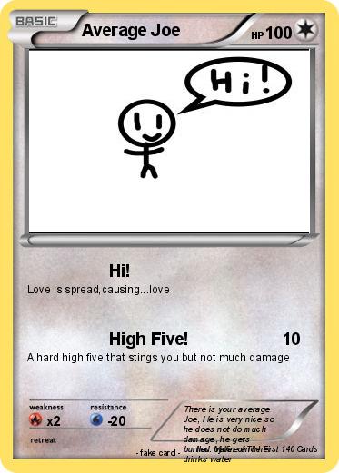 Pokemon Average Joe