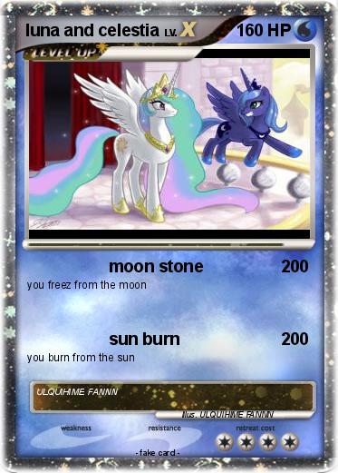 Pokemon luna and celestia