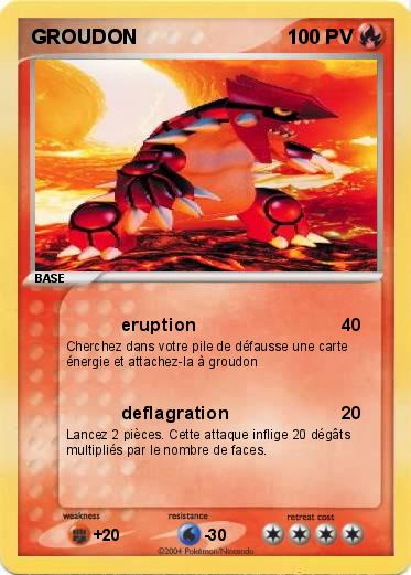 Pokemon GROUDON