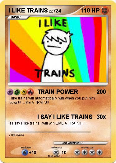 Pokemon I LIKE TRAINS