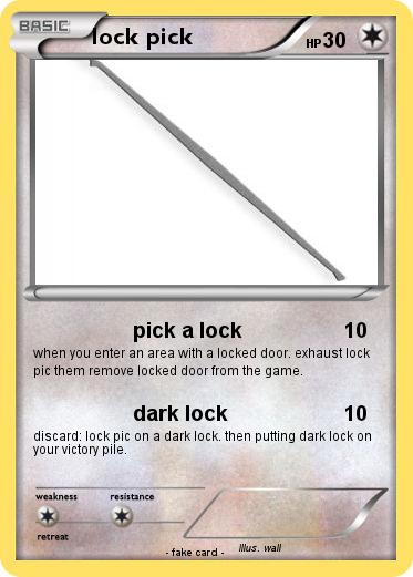 Pokemon lock pick