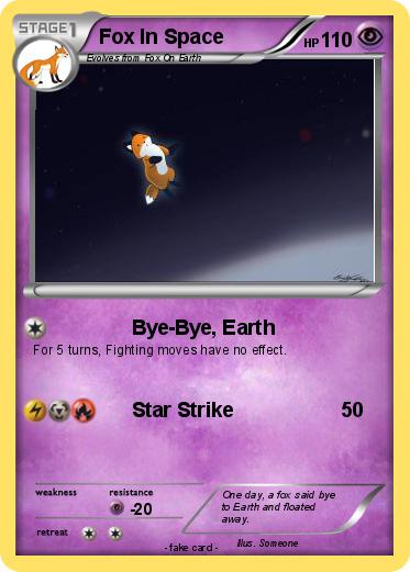 Pokemon Fox In Space