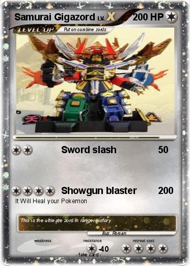 Pokemon Samurai Gigazord