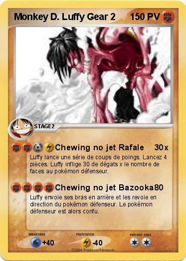 Pokemon Monkey D. Luffy Gear 2