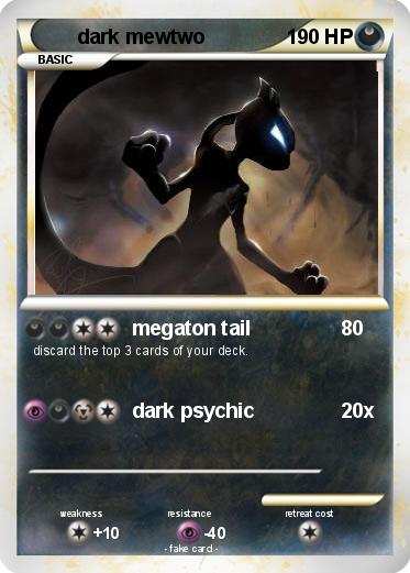 Pokemon dark mewtwo