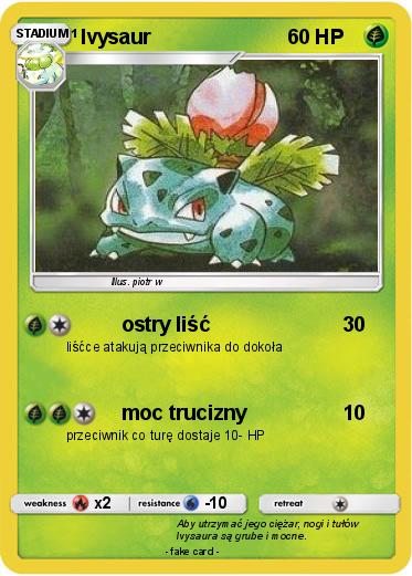 Pokemon Ivysaur