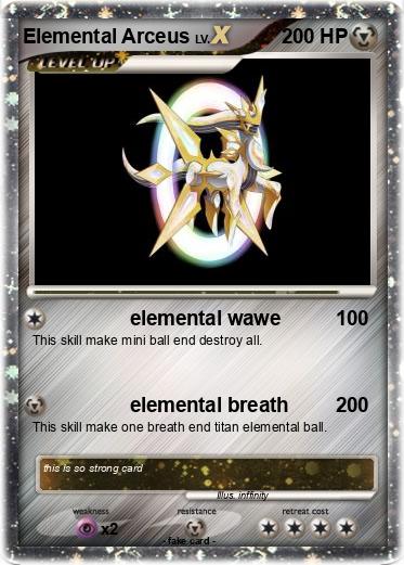 Pokemon Elemental Arceus