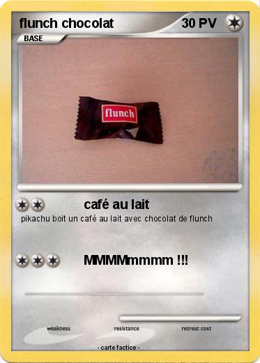 Pokemon flunch chocolat