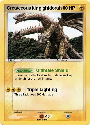 Pokemon Cretaceous king ghidorah