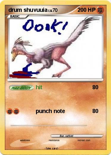 Pokemon drum shuvuuia