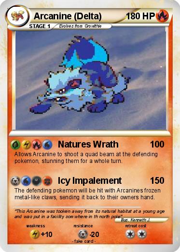 Pokemon Arcanine (Delta)