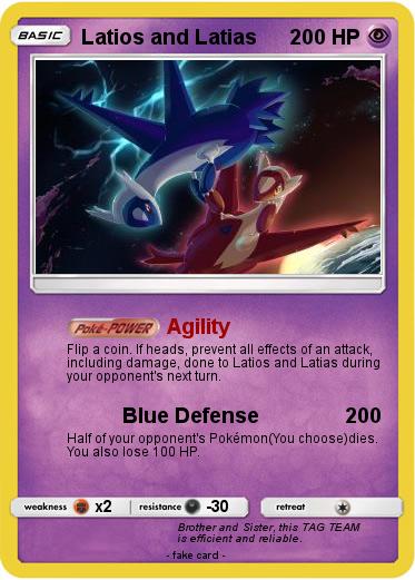 Pokemon Latios and Latias