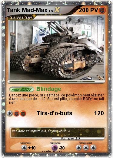 Pokemon Tank Mad-Max
