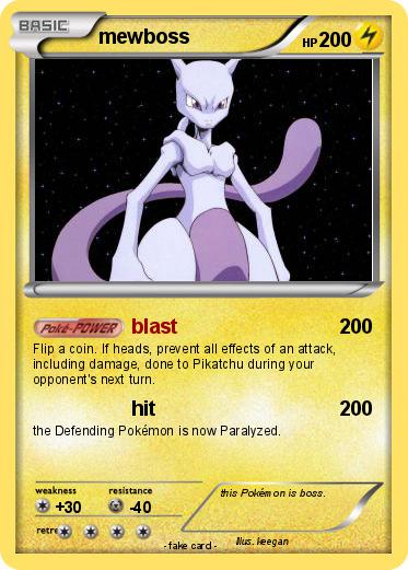 Pokemon mewboss