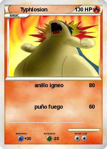 Pokemon Typhlosion