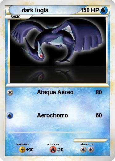 Pokemon dark lugia