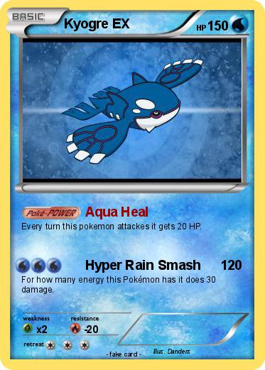 Pokemon Kyogre EX