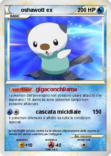 Pokemon oshawott ex