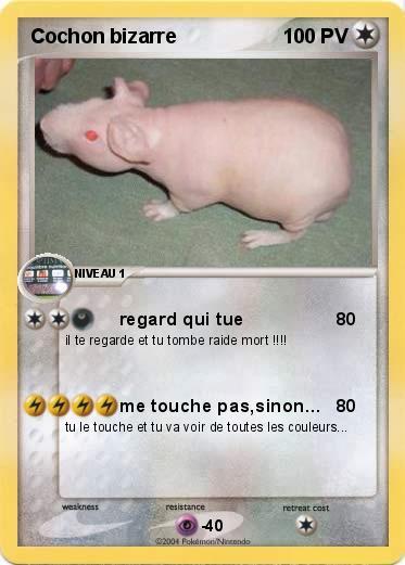Pokemon Cochon bizarre