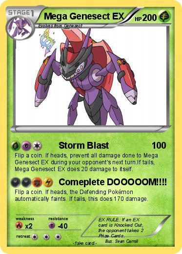 Pokemon Mega Genesect EX