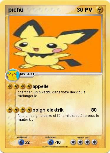 Pokemon pichu