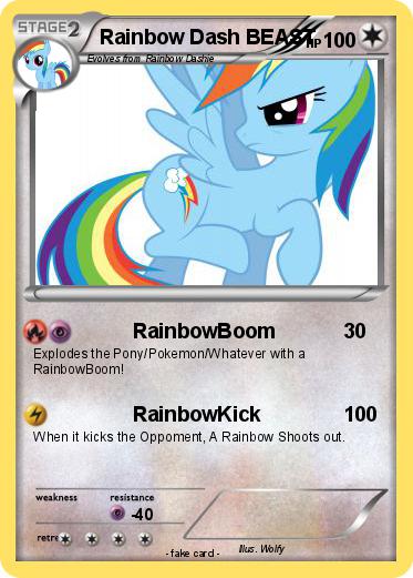 Pokemon Rainbow Dash BEAST