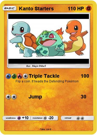 Pokemon Kanto Starters