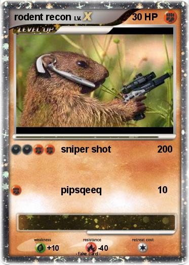 Pokemon rodent recon