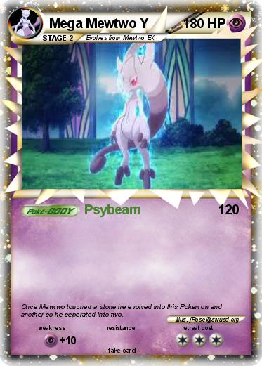Pokemon Mega Mewtwo Y