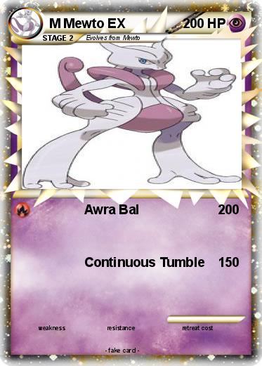 Pokemon M Mewto EX