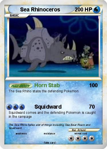 Pokemon Sea Rhinoceros