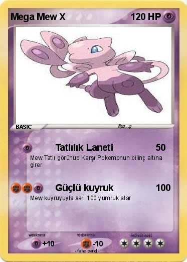Pokemon Mega Mew X