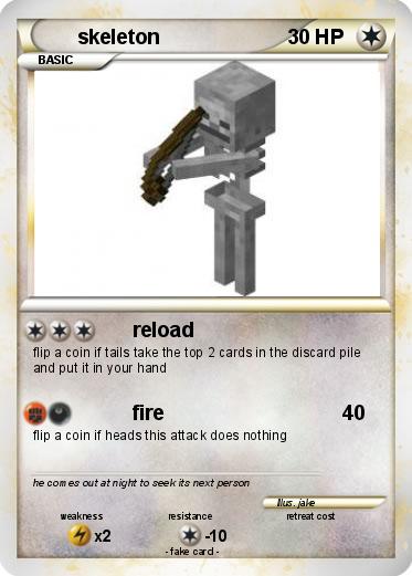 Pokemon skeleton