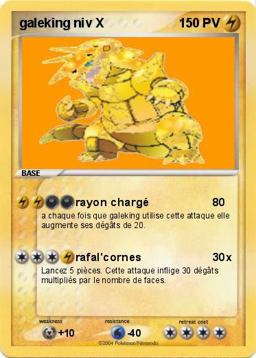 Pokemon galeking niv X