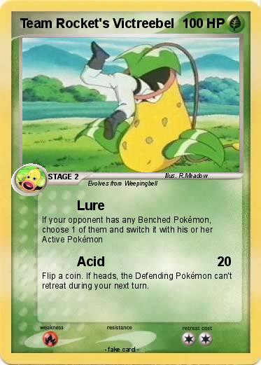Pokemon Team Rocket's Victreebel