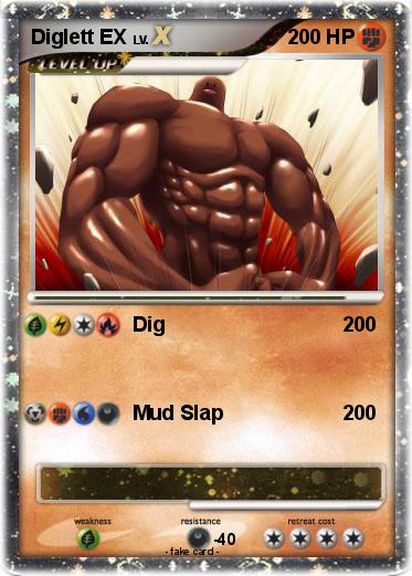 Pokémon Diglett EX 1 1 - Dig - My Pokemon Card