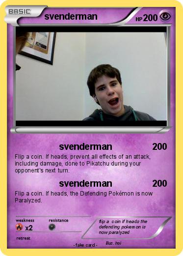 Pokemon svenderman