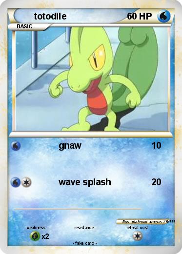 Pokemon totodile