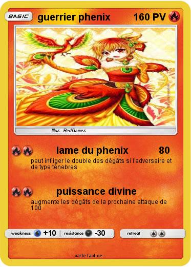 Pokemon guerrier phenix