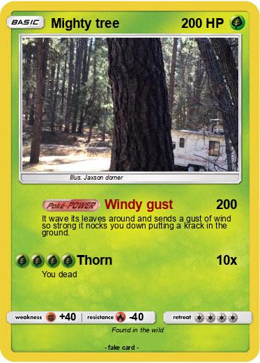 Pokemon Mighty tree