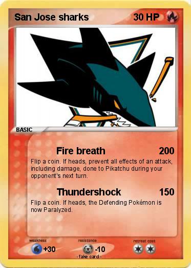 Pokemon San Jose sharks